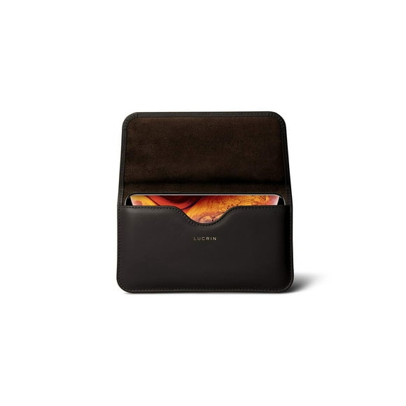 Slim Wallet Lucrin Off-White Granulated Leather Slim Wallet Lucrin Off-White Granulated Leather